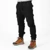 GAZOZ Cargo Trousers 9396 Black