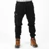 GAZOZ Cargo Trousers 9396 Black