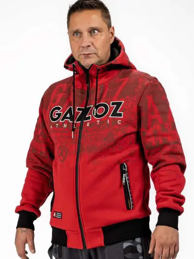 GAZOZ ONE Rico 8 Hoodie - Red