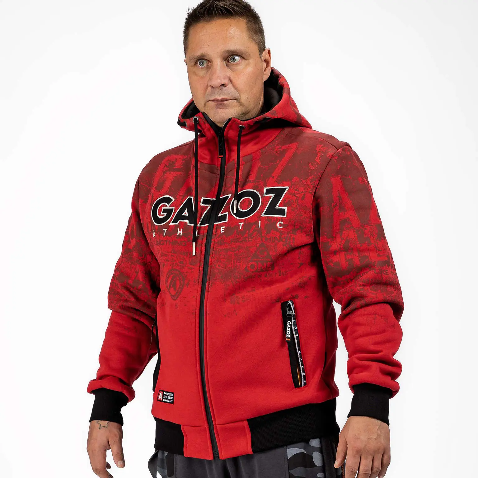 GAZOZ ONE Rico 8 Hoodie - Red
