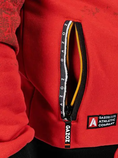 GAZOZ ONE Rico 8 Hoodie - Red