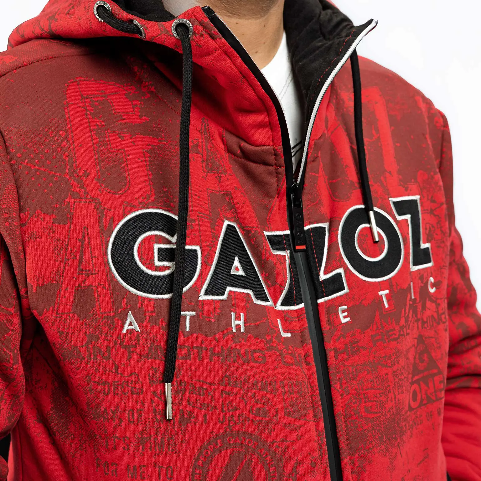 GAZOZ ONE Rico 8 Hoodie - Red