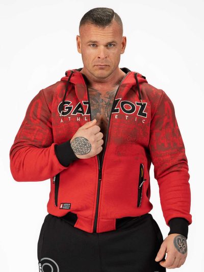 GAZOZ ONE Rico 8 Hoodie - Red