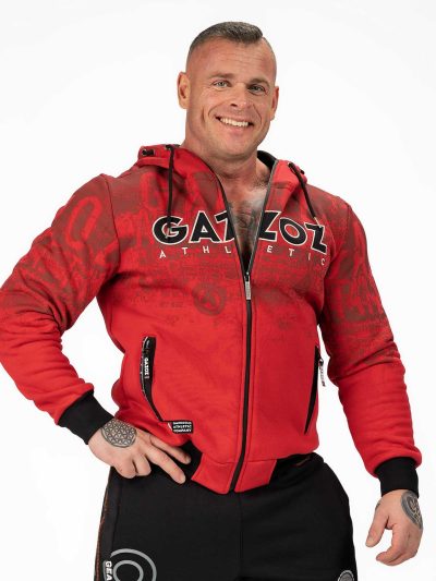 GAZOZ ONE Rico 8 Hoodie - Red
