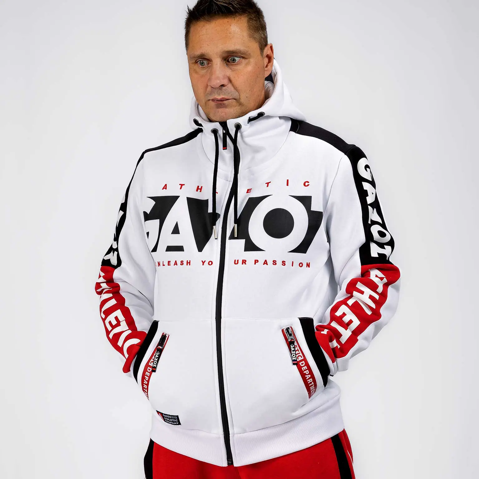 GAZOZ ONE Rico 9 Hoodie White