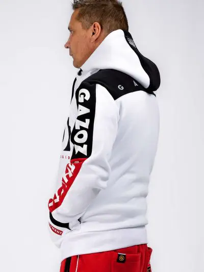 GAZOZ ONE Rico 9 Hoodie White