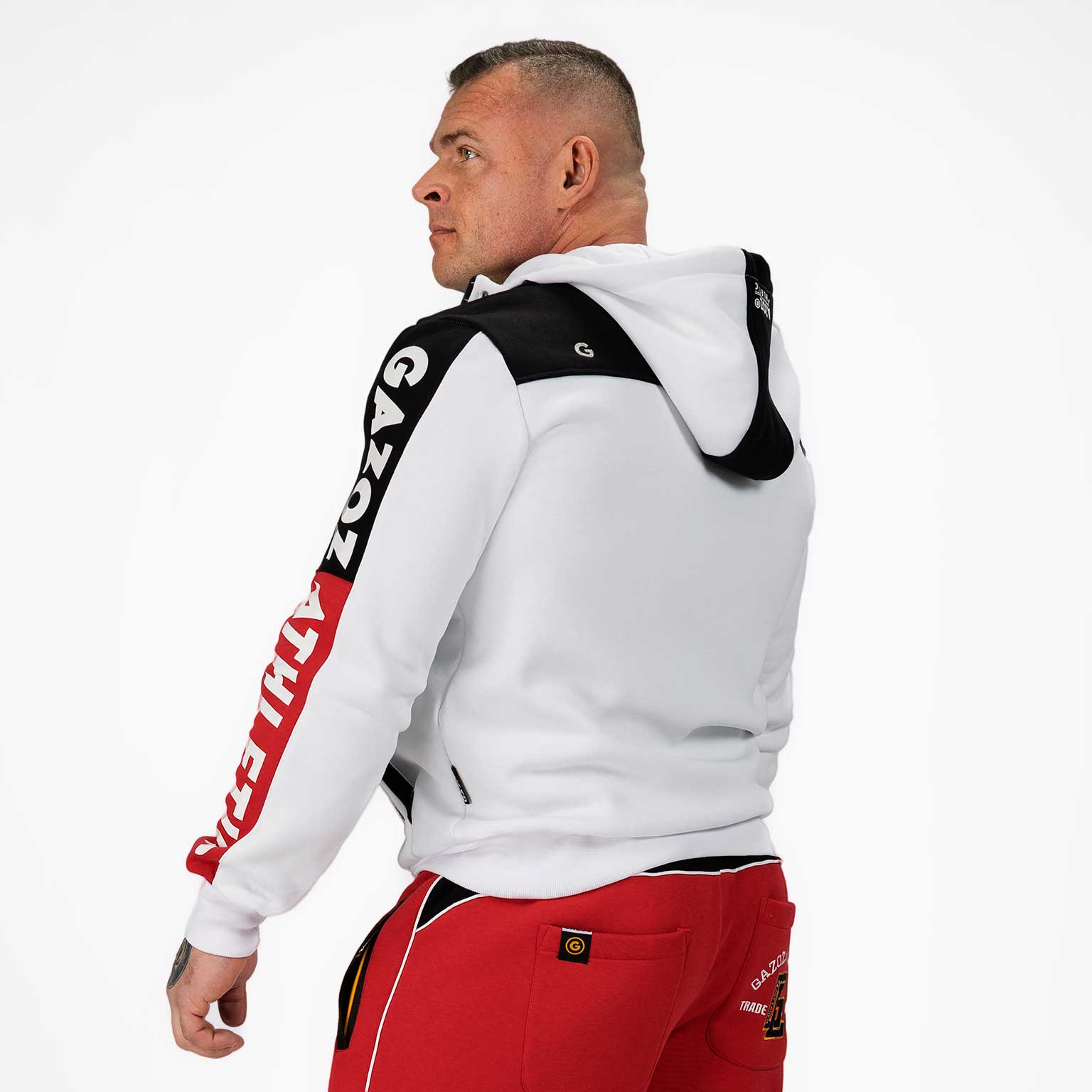 GAZOZ ONE Rico 9 Hoodie White