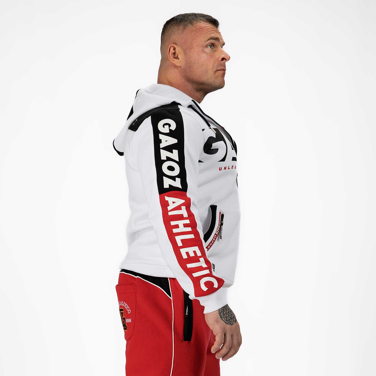 GAZOZ ONE Rico 9 Hoodie White