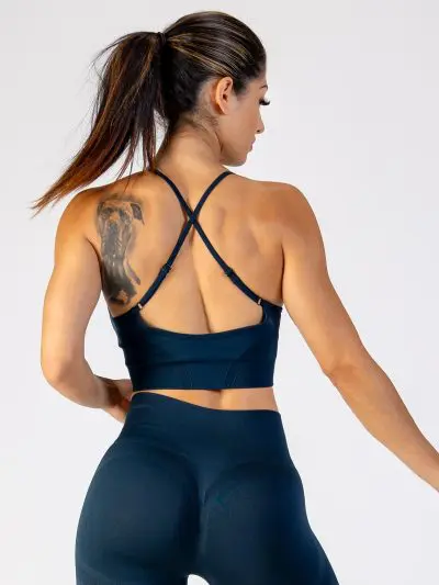 GAZOZ Seamless Bra Navy