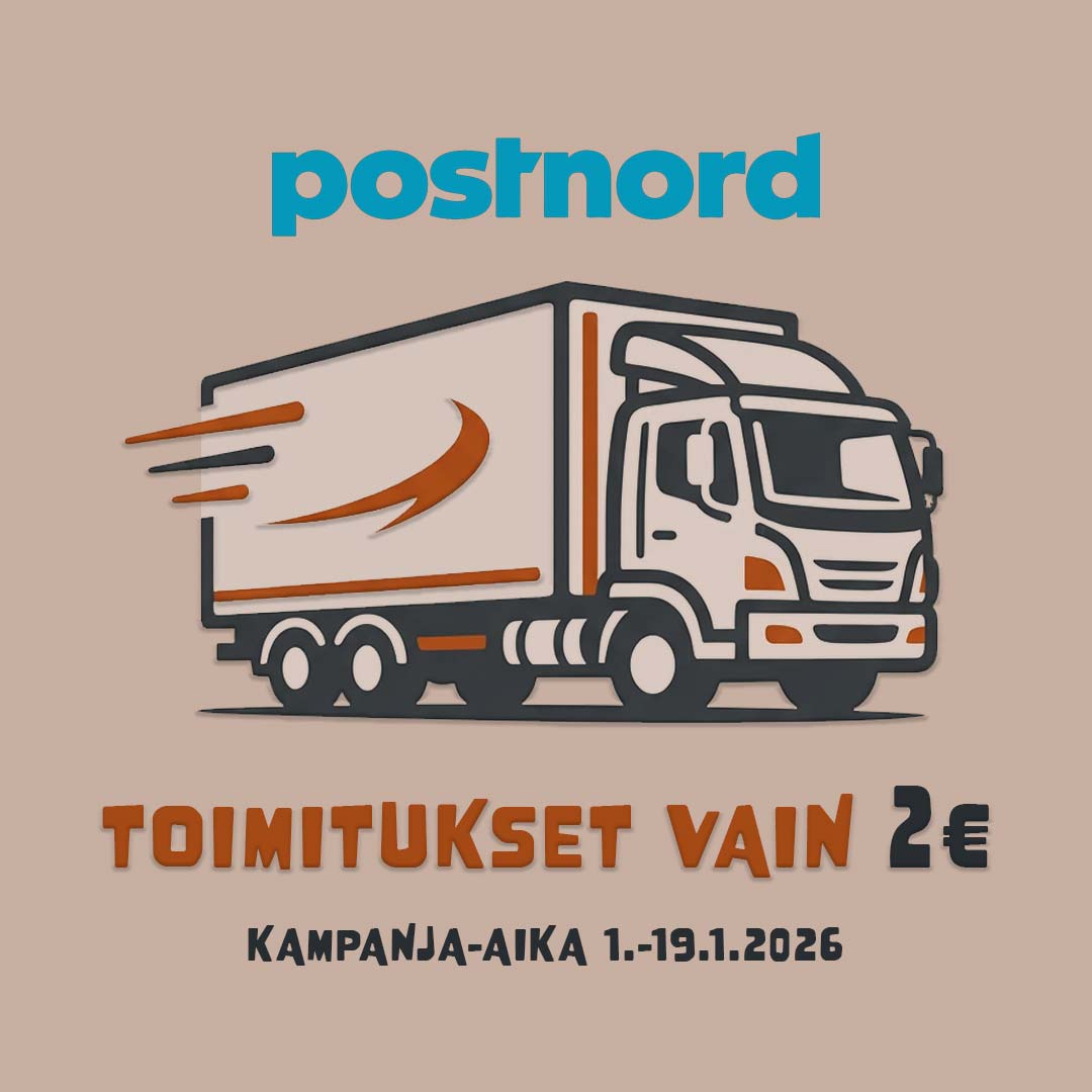 Toimitukset vain 2 €