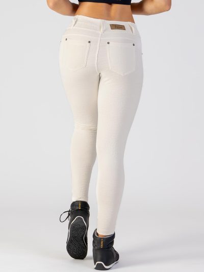 BIA BRAZIL Jeans Leggings White Jacquard