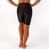 BRASIL SUL Shiny Biker Shorts Black