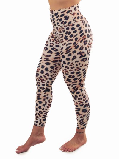 BIA BRAZIL Leggings Brown Leopard