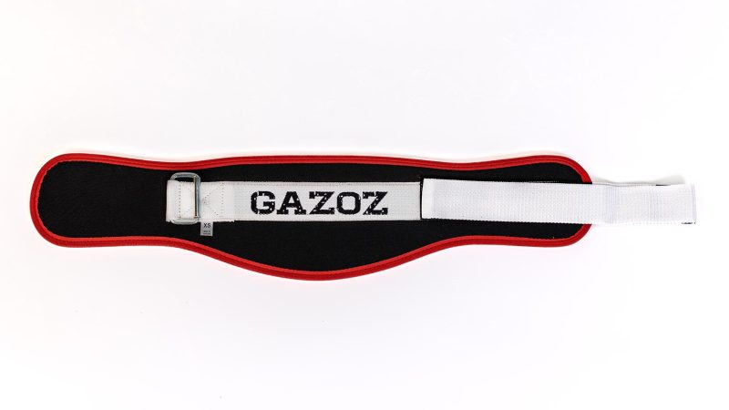 GAZOZ Womens Gym Belt Black Red punainen tere