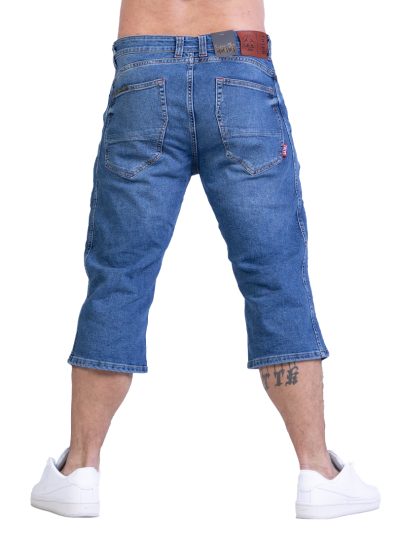 GAZOZ Jeans Capri Shorts