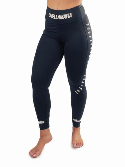 LABELLAMAFIA Essentials Strap Leggings Black