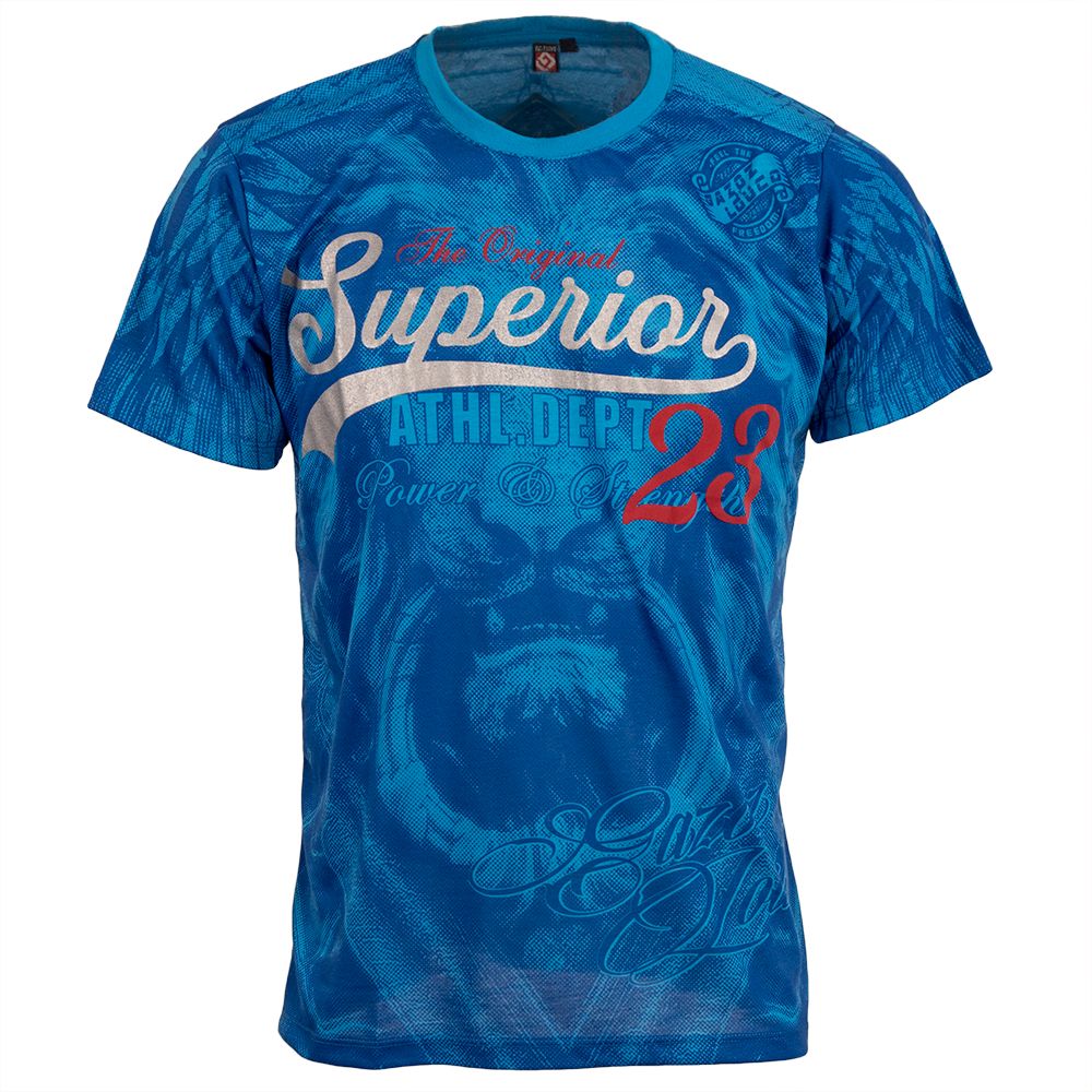 GAZOZ T-shirt Lion Blue