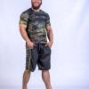 GAZOZ TRAINING Mesh Shorts Grey/Yellow