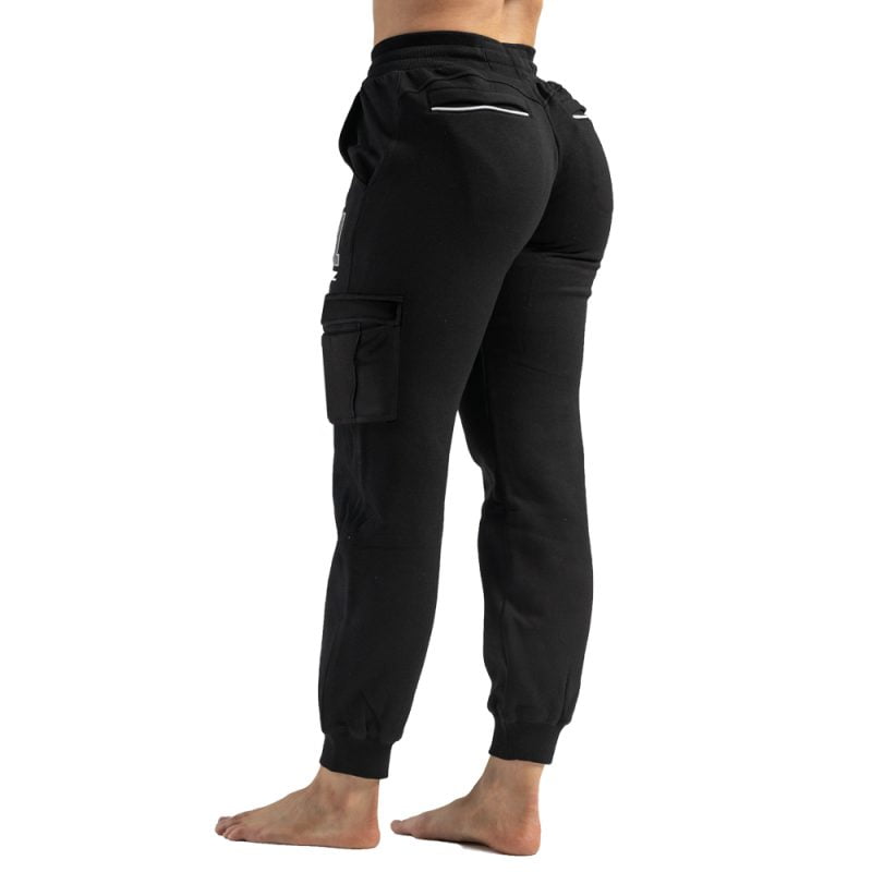 GAZOZ ONE Women's Cargo College Pants Black