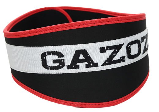 GAZOZ ONE Women's Gym Belt Black/Red