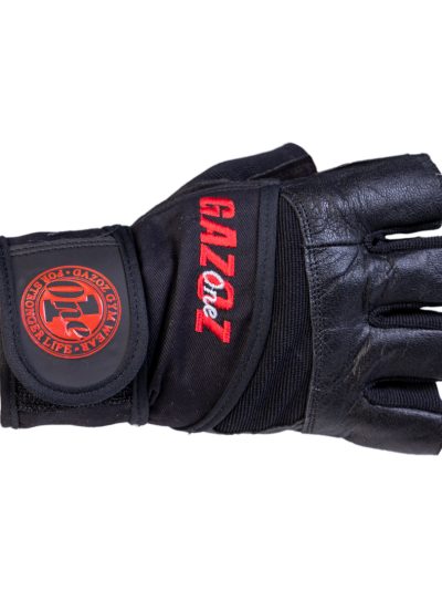 GAZOZ MEN Wristwrap Gloves Black/Red