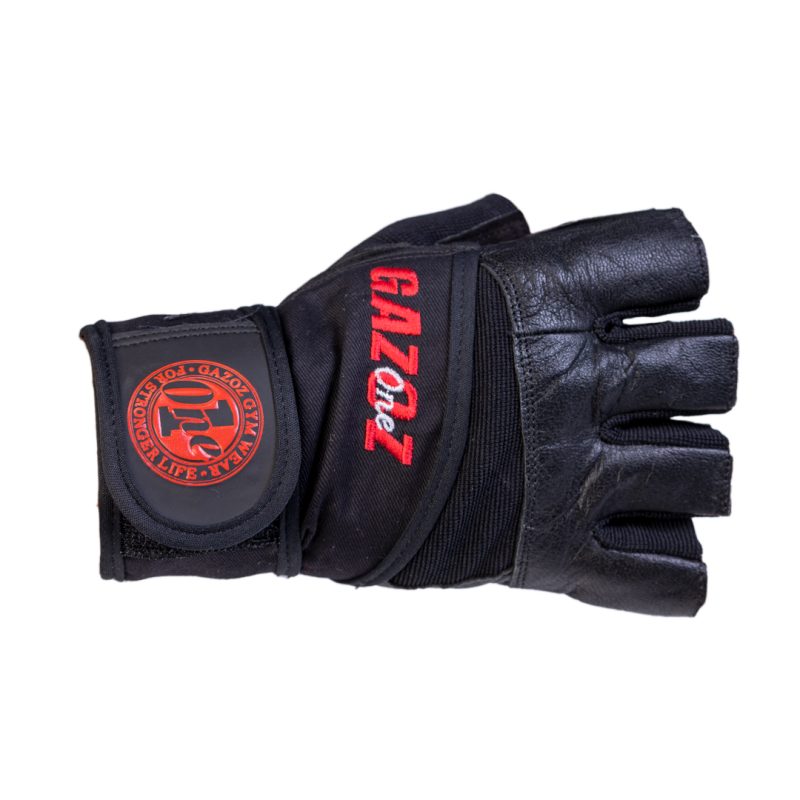 GAZOZ MEN Wristwrap Gloves Black/Red