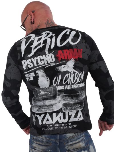 YAKUZA Perico Longsleeve Camo grey