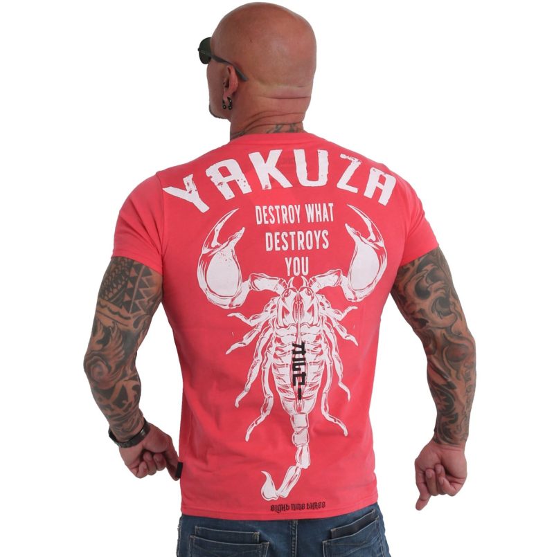 YAKUZA INK Cartel T-shirt Geranium red
