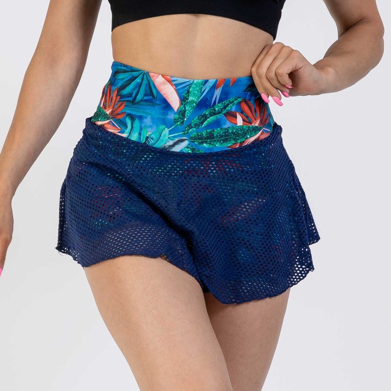 BIA BRAZIL Skirt With Short Blue Floral