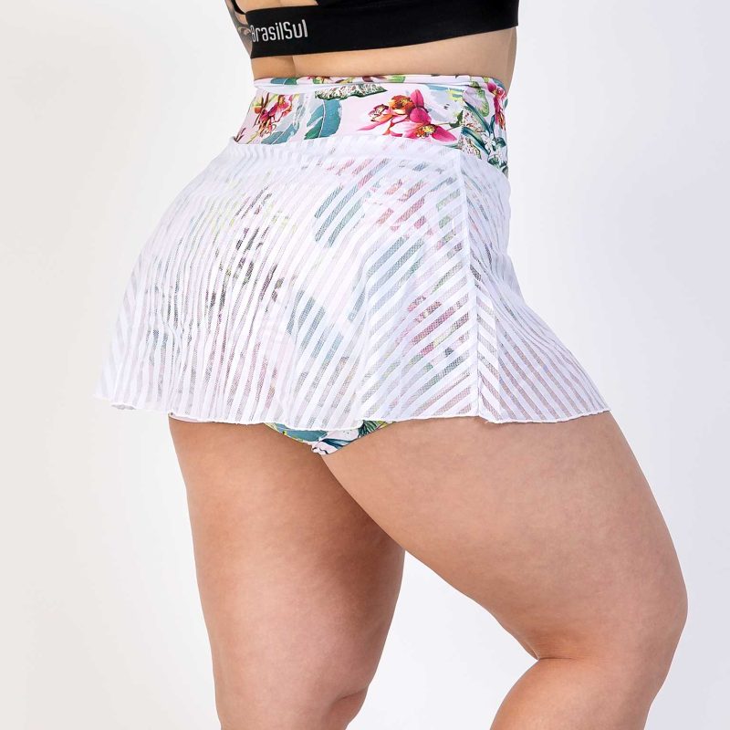 BIA BRAZIL Skirt With Shorts White/Flowers