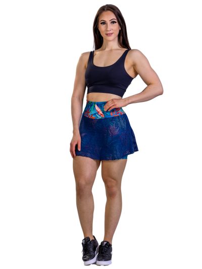 BIA BRAZIL Skirt With Short Blue Floral