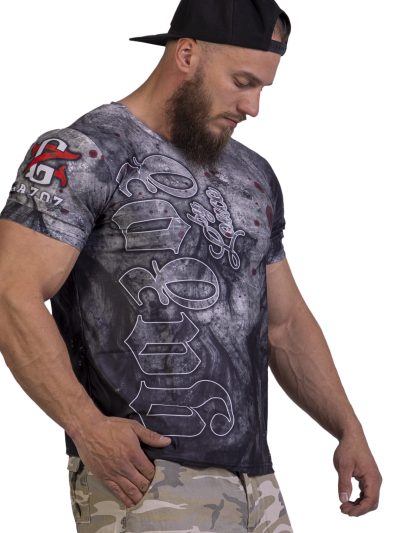 Gazoz T-shirt JAVIER Gradient Grey