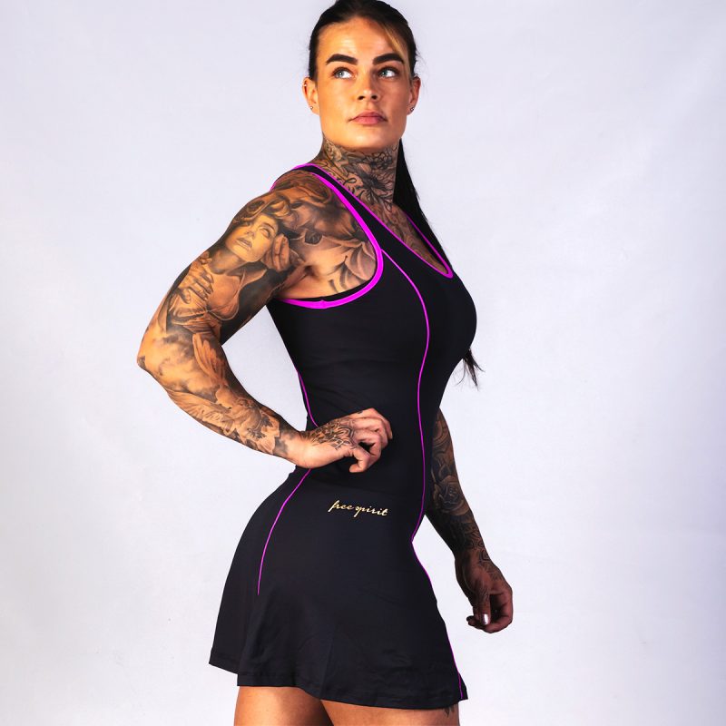 BRASIL SUL Sport Dress Black/Purple