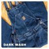 GAZOZ Men Denim Dungarees farkkuhaalarit