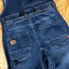 GAZOZ Men Denim Dungarees farkkuhaalarit