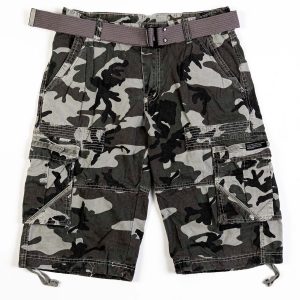 GAZOZ Cargo Shorts 1951 Grey Camo