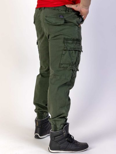 GAZOZ Cargo Trousers 9321 Army Green