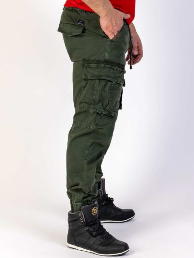 GAZOZ Cargo Trousers 9321 Army Green