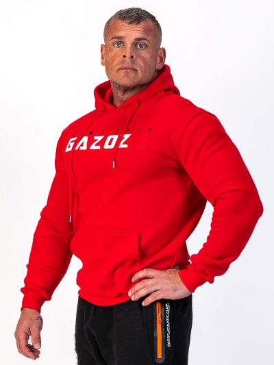 GAZOZ Pullover Hoodie Red
