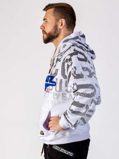 GAZOZ Luke Pullover Hoodie White