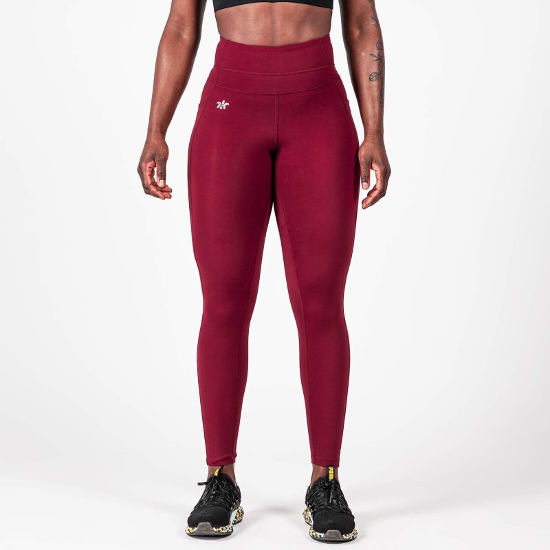 BRASIL BEAUTY Sporty Leggings Dark Red