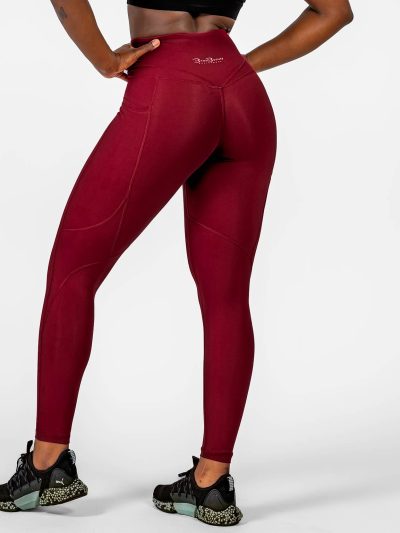 BRASIL BEAUTY Sporty Leggings Dark Red