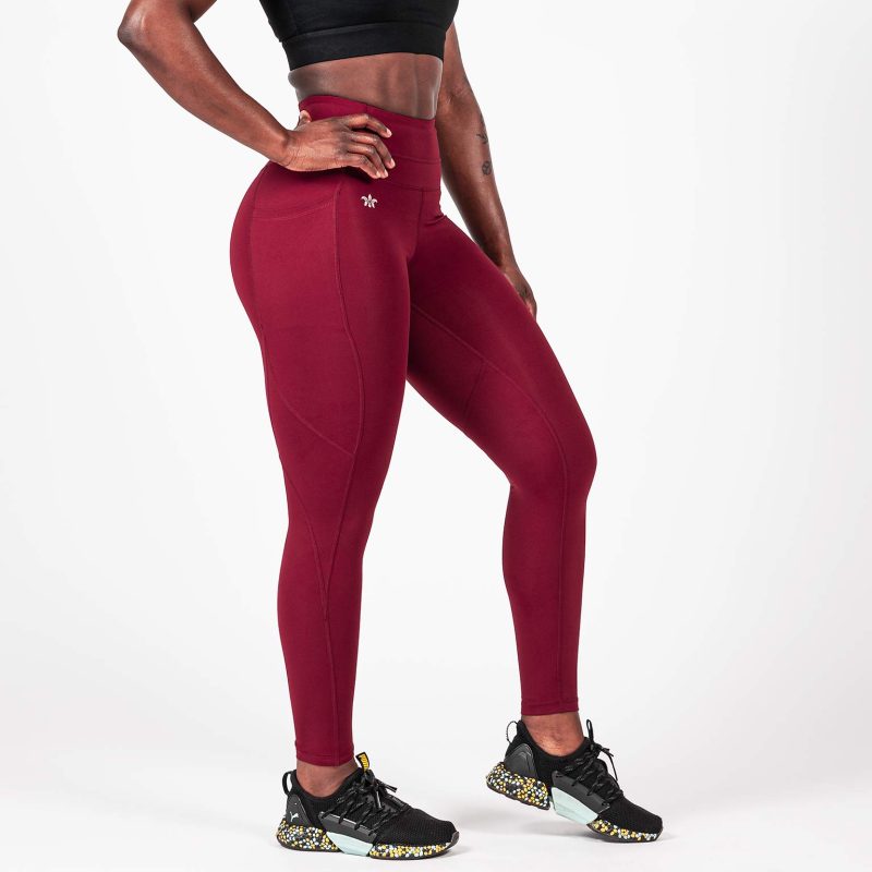 BRASIL BEAUTY Sporty Leggings Dark Red