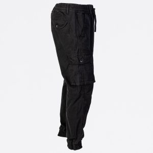 GAZOZ Cargo Trousers 23308 Black