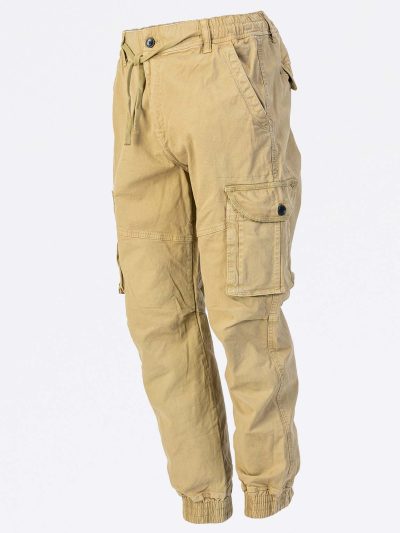 GAZOZ Cargo Trousers 23308 Khaki