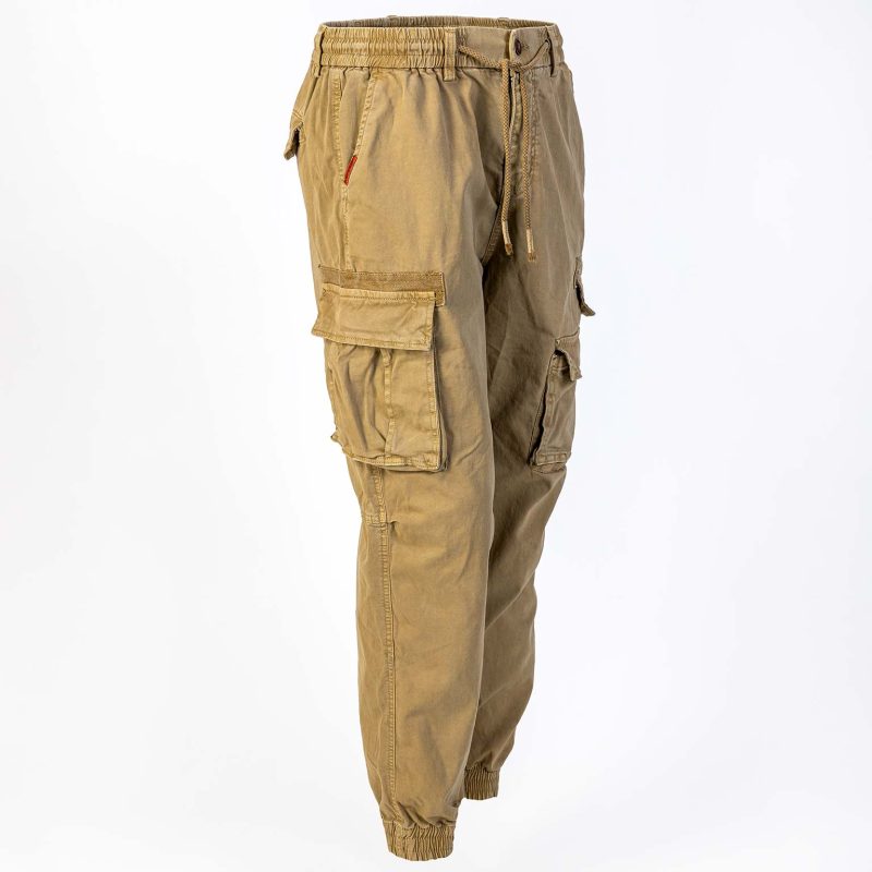 GAZOZ Cargo Trousers 9321 Khaki