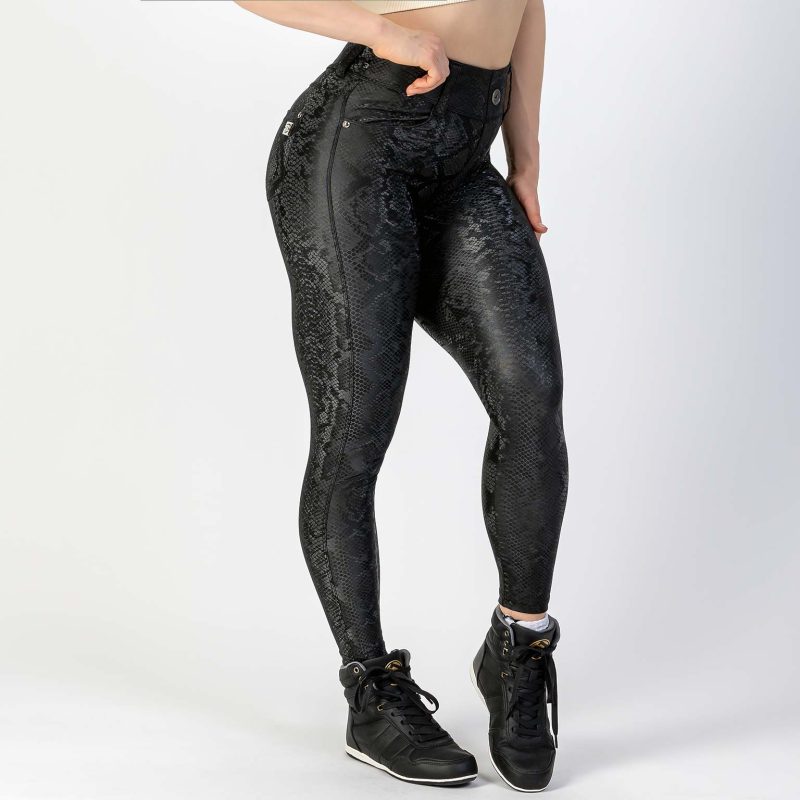 BRASIL BEAUTY Paloma EcoSleek™ Snake Skin Jeans Leggings