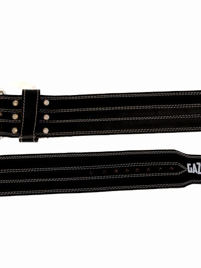 GAZOZ Leather 1 Gym Belt Black