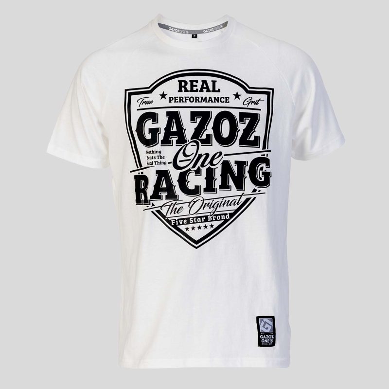 GAZOZ Racing T-shirt White