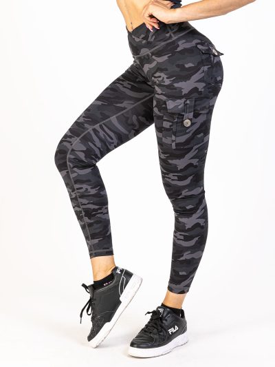 BRASIL BEAUTY Destiny Thigh Pocket Leggings Dark Camo